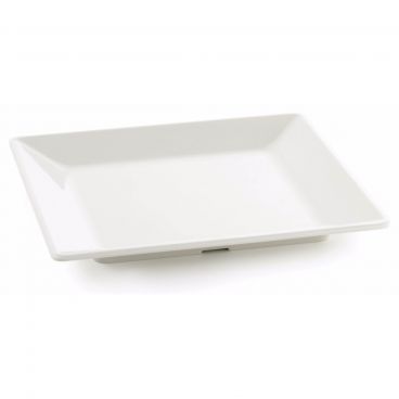 Tablecraft M1414 14" Frostone Collection Square White Melamine Tray
