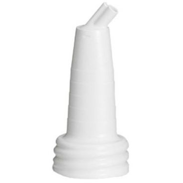 Tablecraft N14W Plastic White Long Neck Top For Saferfood Solutions PourMaster Series