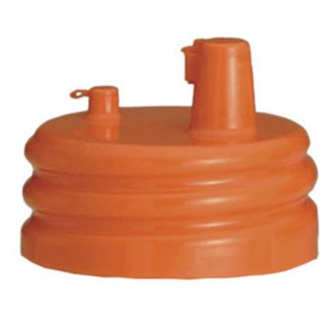 Tablecraft N16X Plastic Orange Low Profile Top For Saferfood Solutions PourMaster Series