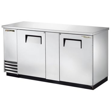 True TBB-3-S-HC 69" Stainless Steel Back Bar Refrigerator