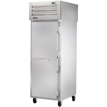True STA1HPT-1S-1S Spec Series 1-Section 27 1/2" Wide Full-Height Solid Swing Door Insulated Pass-Thru Heated Holding Cabinet With Stainless Steel Exterior And Aluminum Interior, 208-230V 1500 Watts