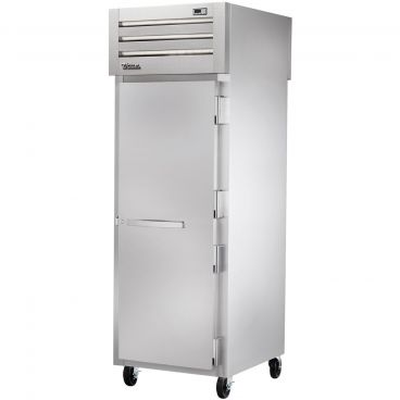 True STR1FPT-1S-1S Spec Series 1-Section 27 1/2" Wide Full-Height Solid-Door Insulated Pass-Thru Freezer With Stainless Steel Exterior And Interior, 115V