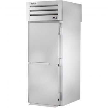 True STR1RRT89-1S-1S Spec Series 1-Section 88 3/4" High 35" Wide Solid Front Door And Solid Rear Door Insulated Roll-Thru Refrigerator With Stainless Steel Exterior And Interior, 115V