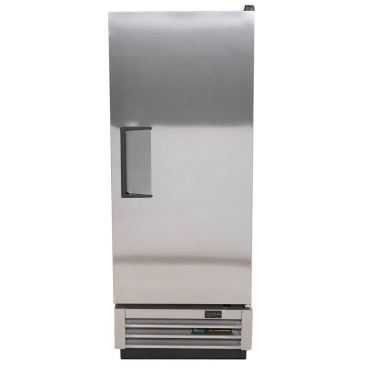 True T-12F-HC Reach-In One Section Freezer w/ Stainless Steel Solid Door And Three Adjustable PVC Coated Wire Shelves