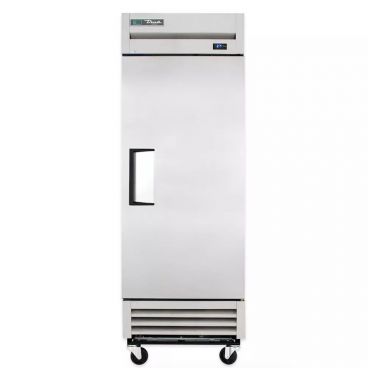 True T-19FZ-HC Reach-In One Section Freezer w/ Stainless Steel Solid Door And Three Adjustable PVC Coated Wire Shelves