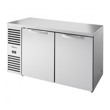 True TBR60-RISZ1-L-S-SS-1 60" Stainless Steel Back Bar Refrigerator with LED Interior Lighting