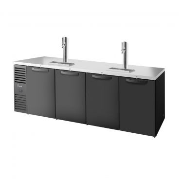 True TDR108-RISZ1-L-B-SSSS-1 108" Four Section Solid Door Draft Refrigerator