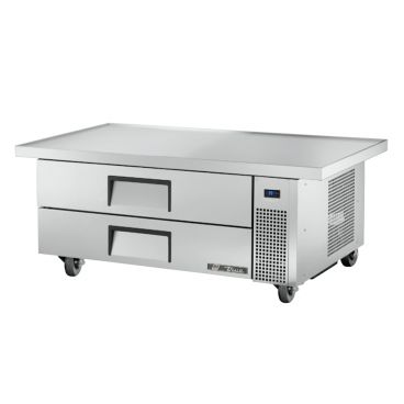 True TRCB-52-60 60” Two Drawer Refrigerated Chef Base With R513A Refrigerant - 115V