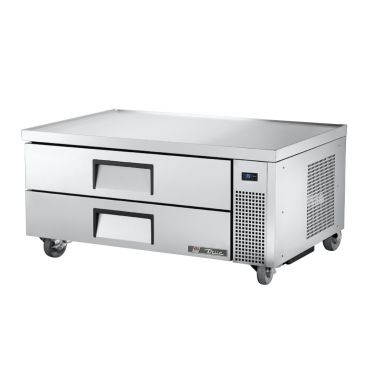 True TRCB-52 51-7/8” Two Drawer Refrigerated Chef Base With R513A Refrigerant - 115V