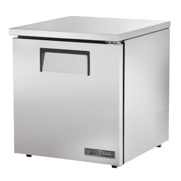 True TUC-27-LP-HC 27-5/8” Low Profile Solid Door Under-Counter Refrigerator With Hydrocarbon Refrigerant - 115V
