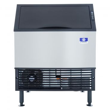 Manitowoc UDF0310W NEO Series Undercounter 30" Wide 295 lb/24 hr Ice Production Self-Contained Water-Cooled Condenser Full-Dice Size Cube Ice Machine With 119 lb Storage Bin, 115V