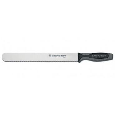 Dexter Russell 29353 V-Lo Series 12" Scalloped Roast Slicer with High-Carbon Steel Blade