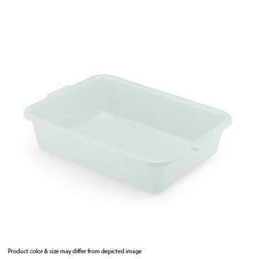 Vollrath 1511-C13 Clear 5" Traex Color-Mate Perforated Drain Box