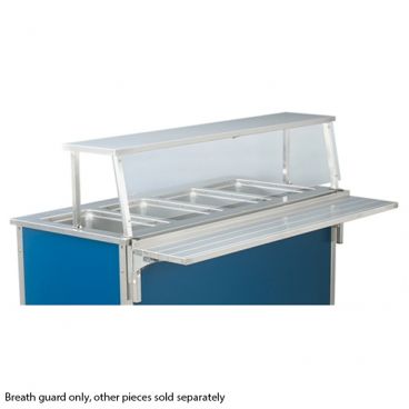 Vollrath N37312 - 4 Pan Single Deck Classic Cafeteria Breath Guard