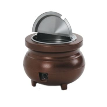 Vollrath 72181 Cayenne Colonial Kettle 7 Qt. Rethermalizer Package Burnt Copper - 120v