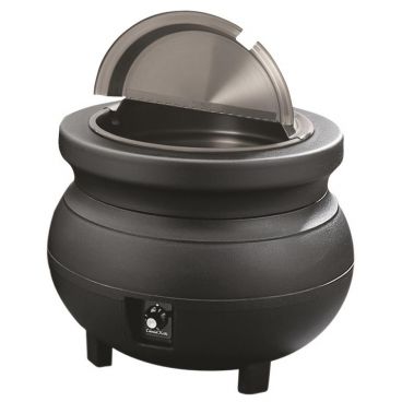 Vollrath 72180 Cayenne Colonial Kettle 7 Qt. Rethermalizer Package Black - 120v