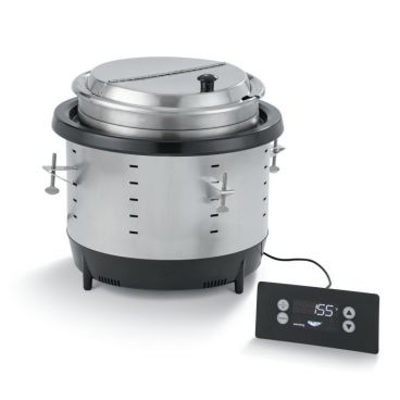 Vollrath 74701DW Mirage 7 Qt. Silver Induction Drop-In Warmer - 120V