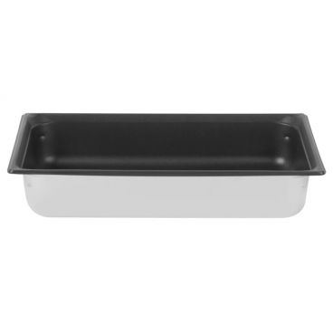 Vollrath 90047 Full Size Super Pan 3 SteelCoat x3 Non-Stick Steam Table Pan / Hotel Pan, 4" Deep