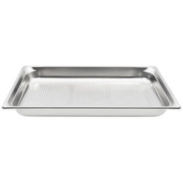 Vollrath 90053 Full-Size Super Pan 3 Steam Table Perforated Pan, 2" Deep