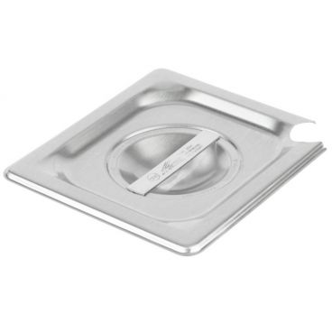 Vollrath 94600 Stainless Steel 1/6 Size Super Pan 3 Slotted Cover