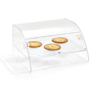 Vollrath XLBC1FR-1826-13 Extra Large One Tier Acrylic Display Case with Front and Rear Door