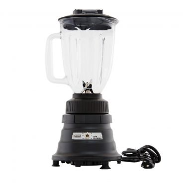 Waring BB155 Clear Copolyester 44 oz Capacity Container 3/4 HP 2-Speed Motor Light-Duty Bar Blender With Black Enamel Base, 120V