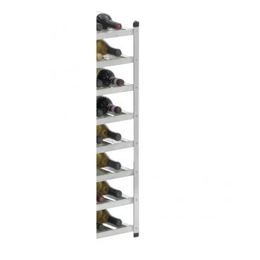 Channel Mfg WIN08K 8 Shelf Capacity Aluminum Wine Storage Shelf Uprights - Set of 4