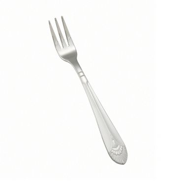 Winco 0031-07 5 3/4" Peacock Flatware Stainless Steel Oyster Fork