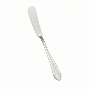Winco 0031-12 6 3/4" Peacock Flatware Stainless Steel Butter Spreader