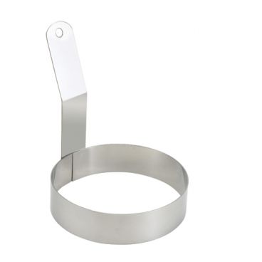 Winco EGR-4 4" Stainless Steel Round Egg Ring