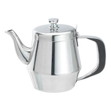 Winco JB2920 20 oz. Stainless Steel Gooseneck Teapot