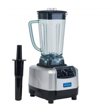 Winco XLB-1000 68 oz. Commercial Electric Accelmix 2 HP Blender - 120V, 1450 W