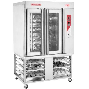 Blodgett XR8-G/STAND_LP Liquid Propane Mini Rotating Rack Bakery Convection Oven with Stand - 110,000 BTU