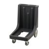 Cambro CD100HB110 Black Camtainer / Camcarrier Camdolly with Handle and Rear Big Wheels