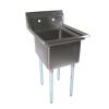 John Boos E1S8-1620-12 Stainless Steel E Series 21" One Compartment Sink