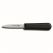 Dexter-Russell SG104-2B-PCP 3 1/4" Sofgrip Paring Knife with High-Carbon Steel Blade and Black Rubber Handle