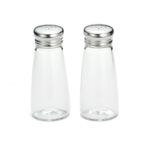 Salt Dozen Pepper Shakers TableCraft 154S/&P-1 Glass 2 Oz