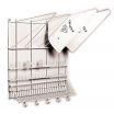 Matfer 169002 Pastry Bag and Tip Drying Rack - Plasticized Wire