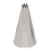 Ateco 861 Stainless Steel #861 French Star Standard Medium Base Decorating Tube Piping Tip (August Thomsen)