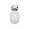 American Metalcraft BHM2 Glass Salt or Pepper 2 Oz Beehive Shaker with Stainless Steel Top