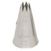 Ateco 20 Stainless Steel #20 Open Star Standard Decorating Tube Piping Tip (August Thomsen)