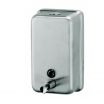 Continental V444SS Stainless Steel Rectangular Wall Mount Vertical Tank-Type All-Purpose Soap Dispenser, 40 oz Capacity