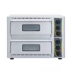 Equipex PZ-430D 26-1/2” Wide Electric Countertop Primo Duo Double-Deck Pizza Oven - 208/240V, 7.2kW