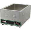 Winco FW-S600 1500 Watt Countertop Electric Food Warmer - Fits 6