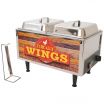 Winco Benchmark 51072W Chicken Wing Countertop Warmer Food Pan Warmer 4