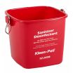 San Jamar KP256RD 8 Qt. Red Sanitizing Kleen-Pail