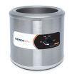 Nemco 6100A-ICL 7 Qt Electric Stainless Steel Round Warmer With Insert