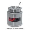 Nemco 6102A-ICL-220 7 Qt Stainless Steel Round Electric Cooker/Warmer With Insert - 220V