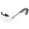 Vollrath 4970420 Black Kool-Touch 4 oz JP Jacob's Pride Collection One-Piece Heavy-Duty Stainless Steel Serving Ladle With 6