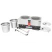 Vollrath 72029 TW-27R Cayenne Twin-Well 7 Quart Rethermalizer Package